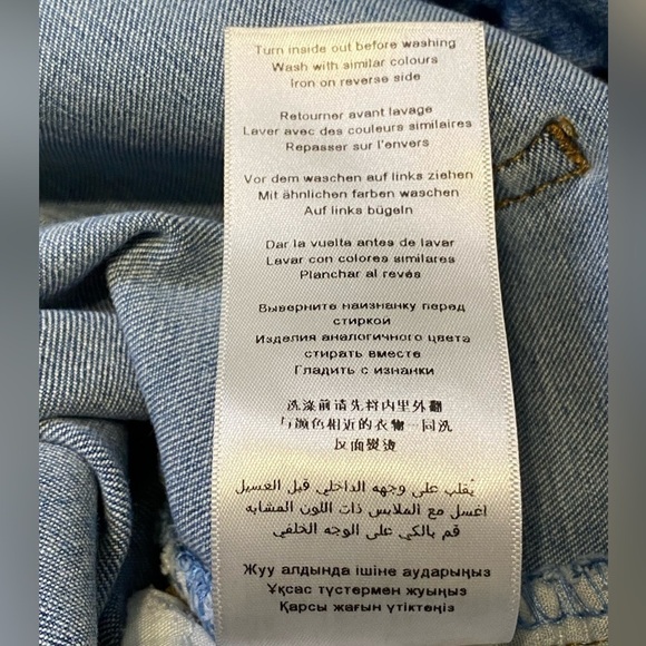 Lost Ink Jeans One Direction Song Titles Embroidered, Light Wash, Size 1X - Picture 11 of 13